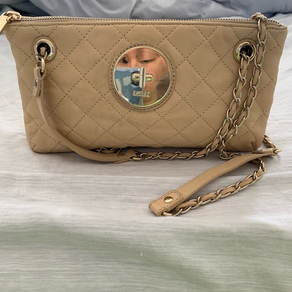 DKNY quilted purse